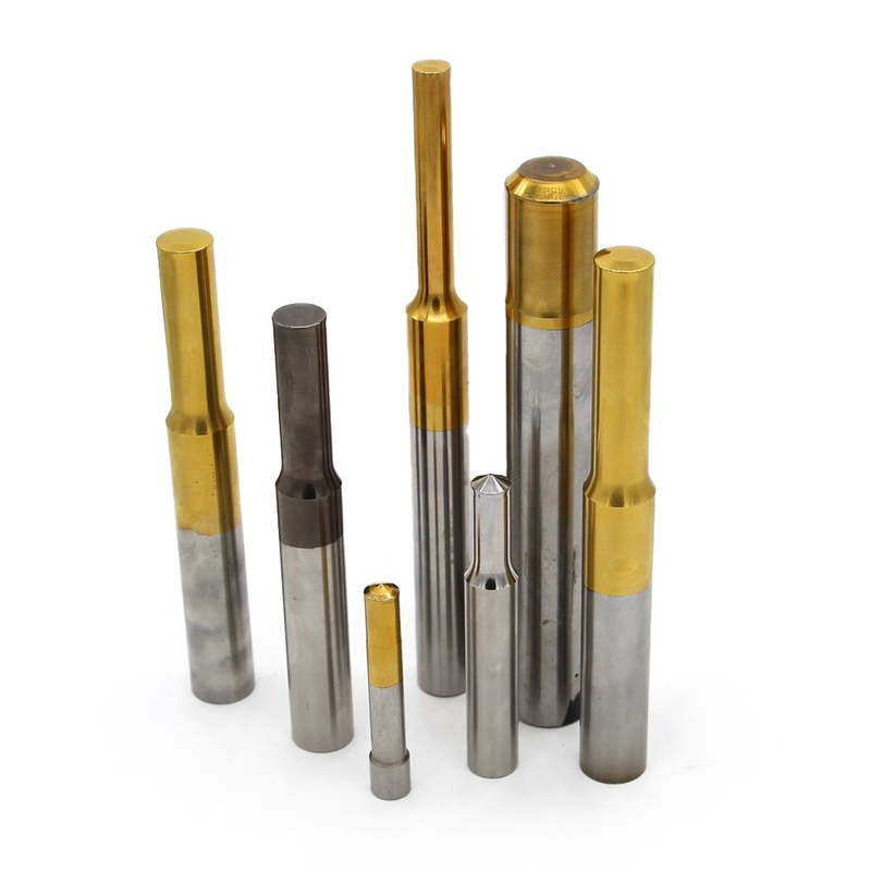 Pin de punção de aço de alta velocidade (HSS) - Design de precisão resistente a impactos usinado para estampação de carcaça de metal em telefones celulares