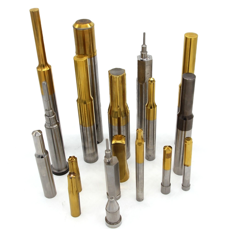 2025 New Style High Precision HSS Stamping Pin Punch Tungstênio Carbide Punch parafusos de maturação
