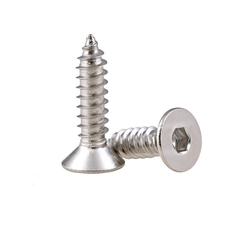 Customizado para todos os tamanhos M2 M25 M3 M4 DIN7991 Preto Grau 10 Hexagon Socket Flat Head Micro Steel Countersunk Screw Bolt