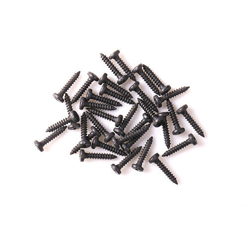 Parafusos de cabeça de aço inoxidável de cabeça de panela, de parte superior plana e parte superior redonda, parafusos de microondas e microondas de dimensões pequenas