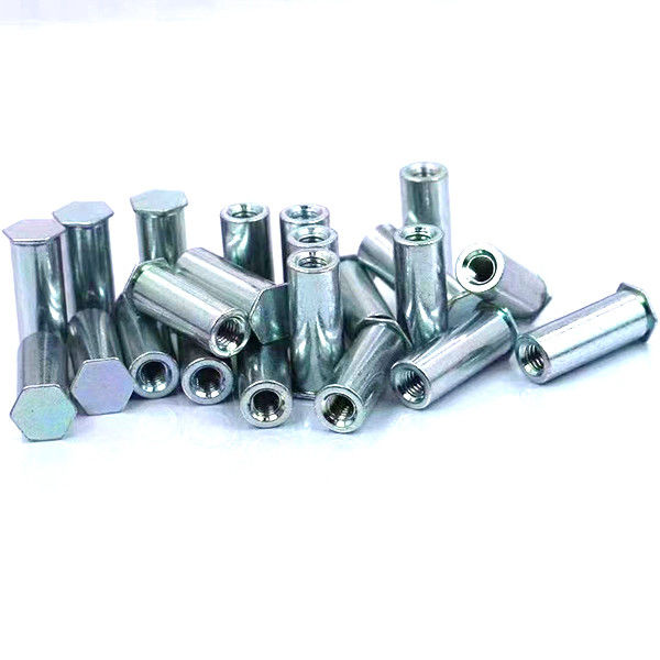 Aço carbono aço inoxidável e alumínio de auto-aperto de cabeça de plush studs