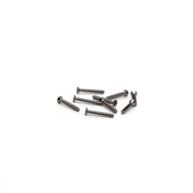 Parafuso de auto-toque preto Phillips cabeça redonda Micro parafuso de precisão M1 M1.2 M1.4 M1.6 M1.7 M2