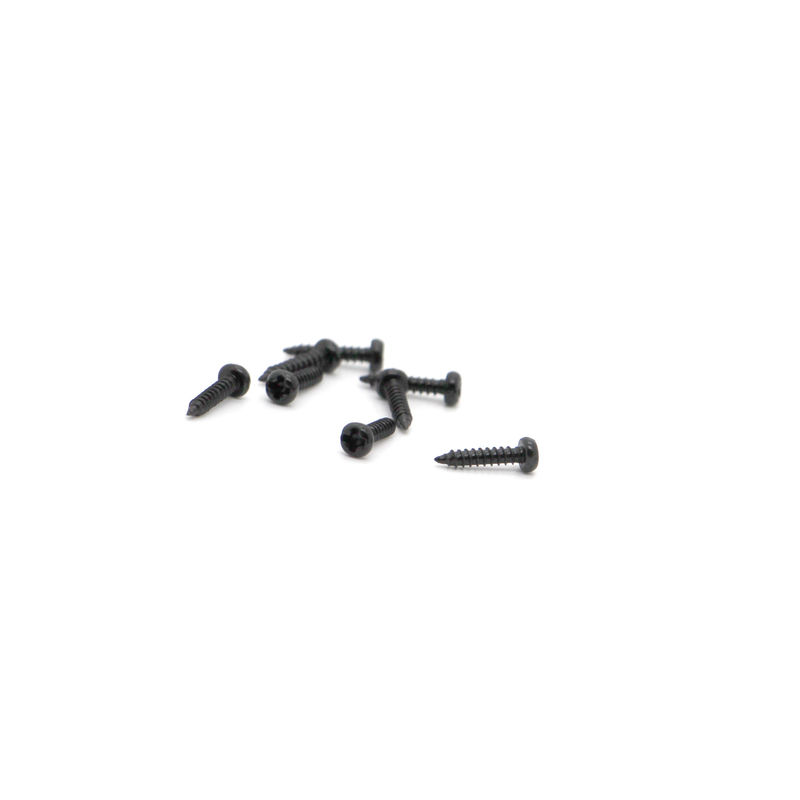 Parafuso de auto-toque preto Phillips cabeça redonda Micro parafuso de precisão M1 M1.2 M1.4 M1.6 M1.7 M2