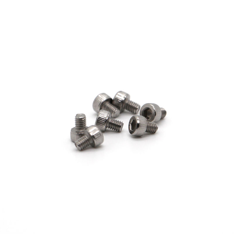 Parafusos de máquinas de cabeça microcilíndrica de aço de alumínio para micro-parafusos de precisão para instrumentos de laboratório