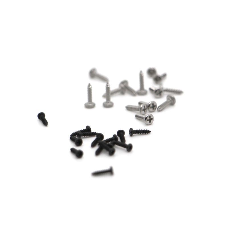 Micro parafusos de aço carbono zinco-níquel revestido com lavadoras de molas e porcas planas para montagem de placas de PCB