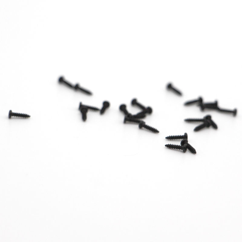 Micro parafusos de aço carbono zinco-níquel revestido com lavadoras de molas e porcas planas para montagem de placas de PCB