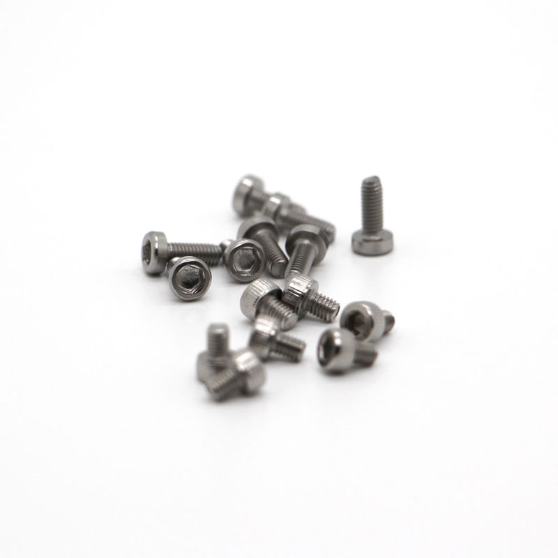 Micro parafusos de aço carbono zinco-níquel revestido com lavadoras de molas e porcas planas para montagem de placas de PCB