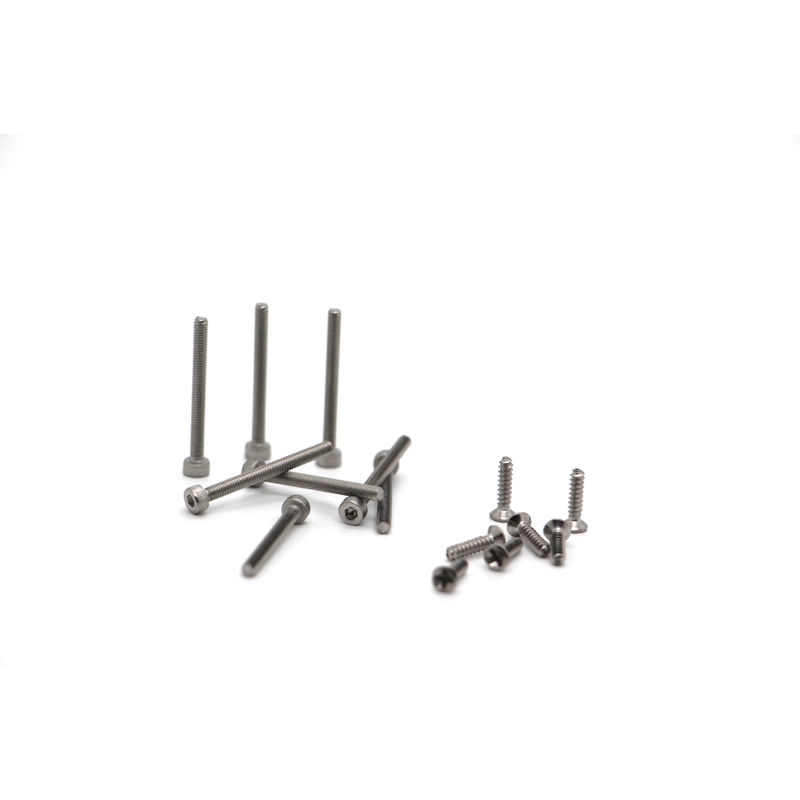 M1 M1.2 M1.4 M1.6 1.7 M2 Phillips de aço preto contrafundido cabeça plana micro parafusos para óculos relógios