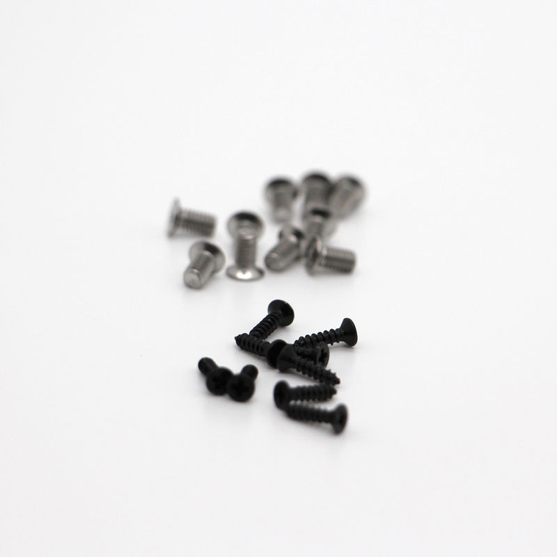Micro parafusos de precisão de aço inoxidável cabeça plana e fio completo para construção serviço personalizado