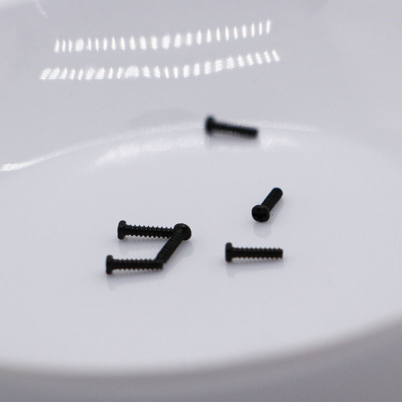 Parafusos de níquel revestidos de zinco revestidos de óxido negro parafusos de auto-aperto de precisão para aplicações industriais