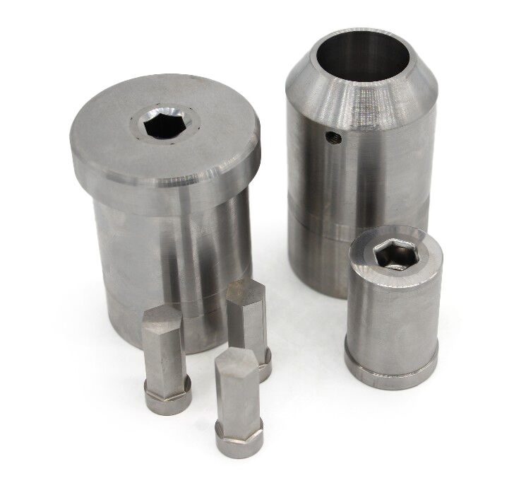 Material personalizado ST7/VA80 Carbide de tungstênio de matriz a frio com 0,001mm-0,05mm Tolerância e tratamento de superfície de TiN / Polir