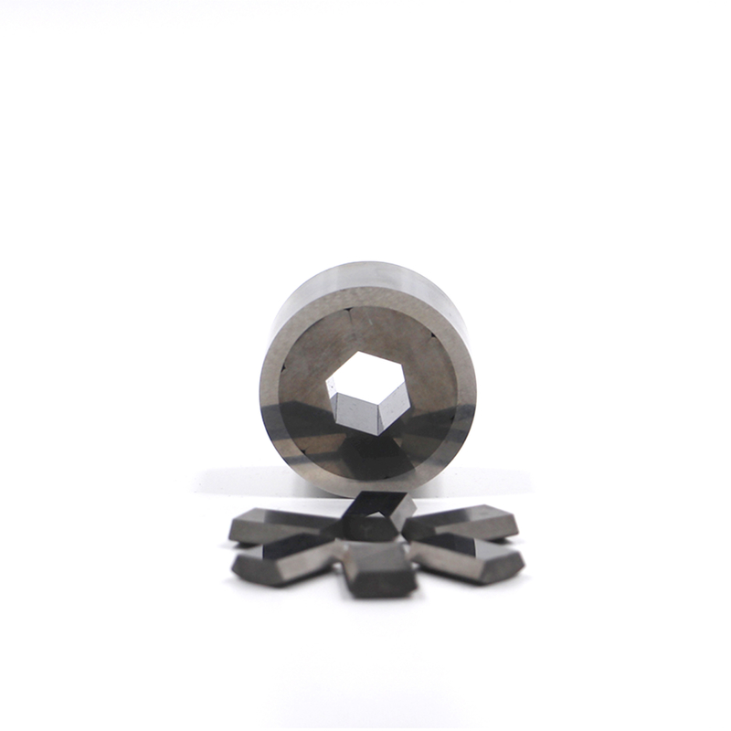 Segmentado Hex Die Desgaste Resistente à fadiga térmica para aço inoxidável de carbono Forja a frio e quente Módulos substituíveis Fácil manutenção