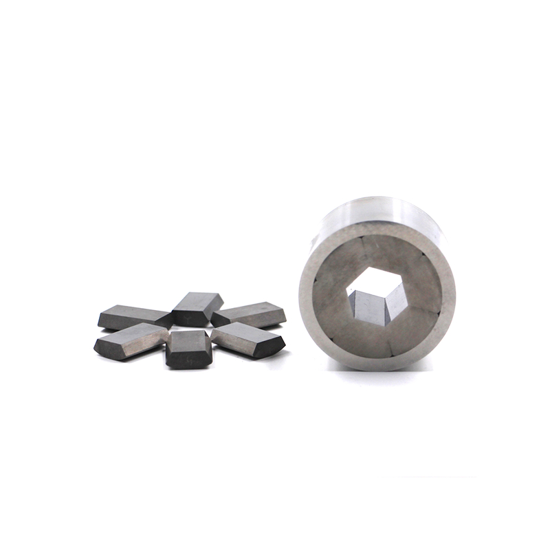 Segmentado Hex Die Desgaste Resistente à fadiga térmica para aço inoxidável de carbono Forja a frio e quente Módulos substituíveis Fácil manutenção