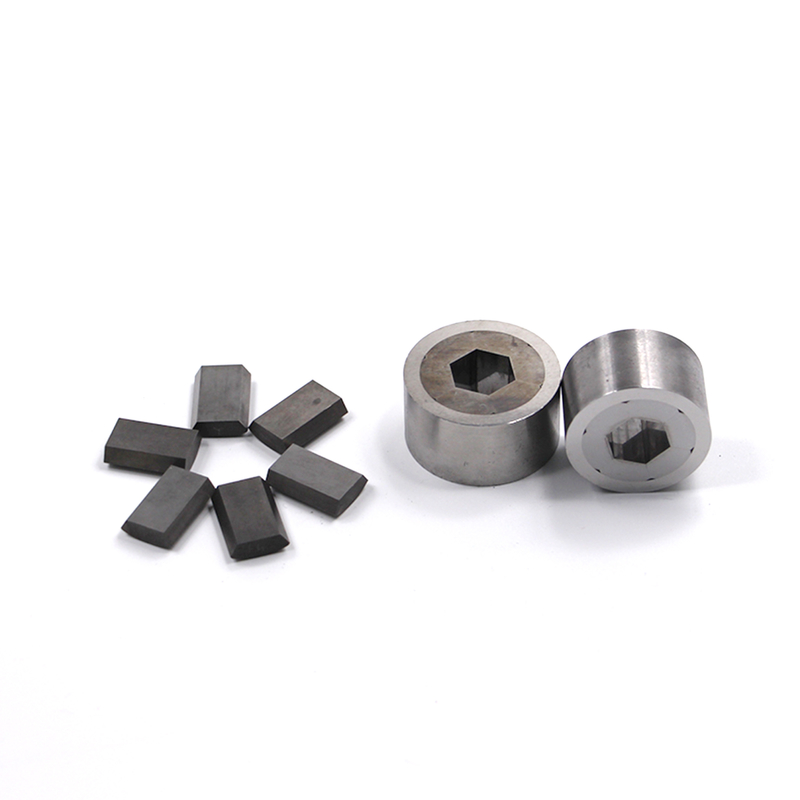Segmentado Hex Die Desgaste Resistente à fadiga térmica para aço inoxidável de carbono Forja a frio e quente Módulos substituíveis Fácil manutenção