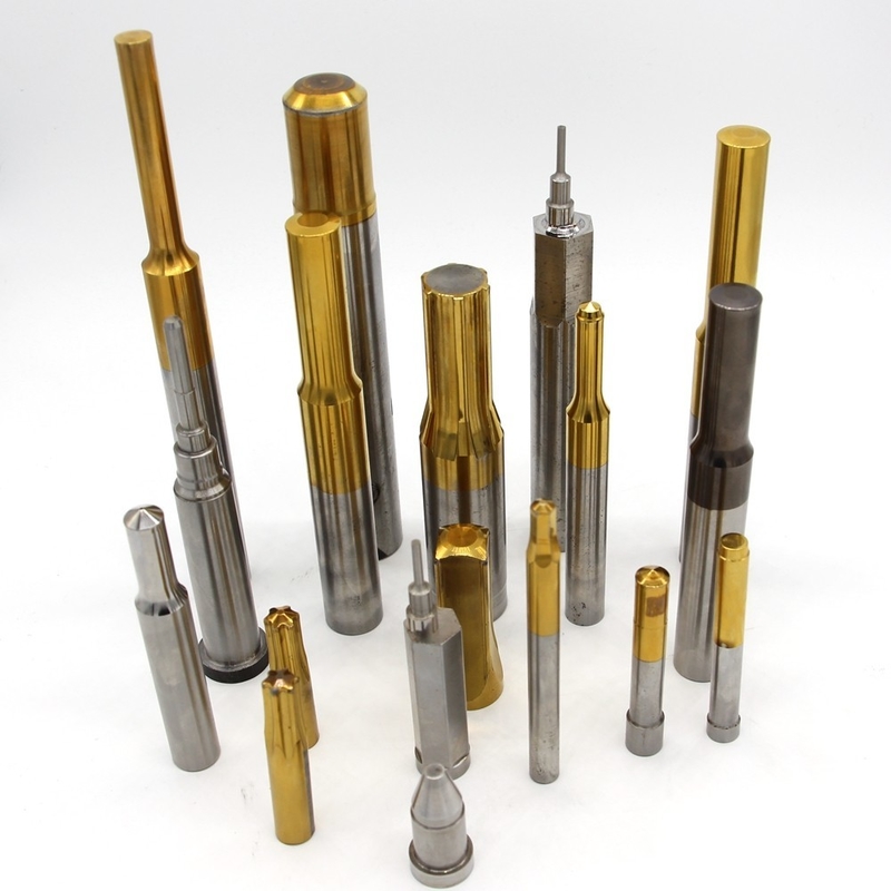 2025 New Style High Precision HSS Stamping Pin Punch Tungstênio Carbide Punch parafusos de maturação