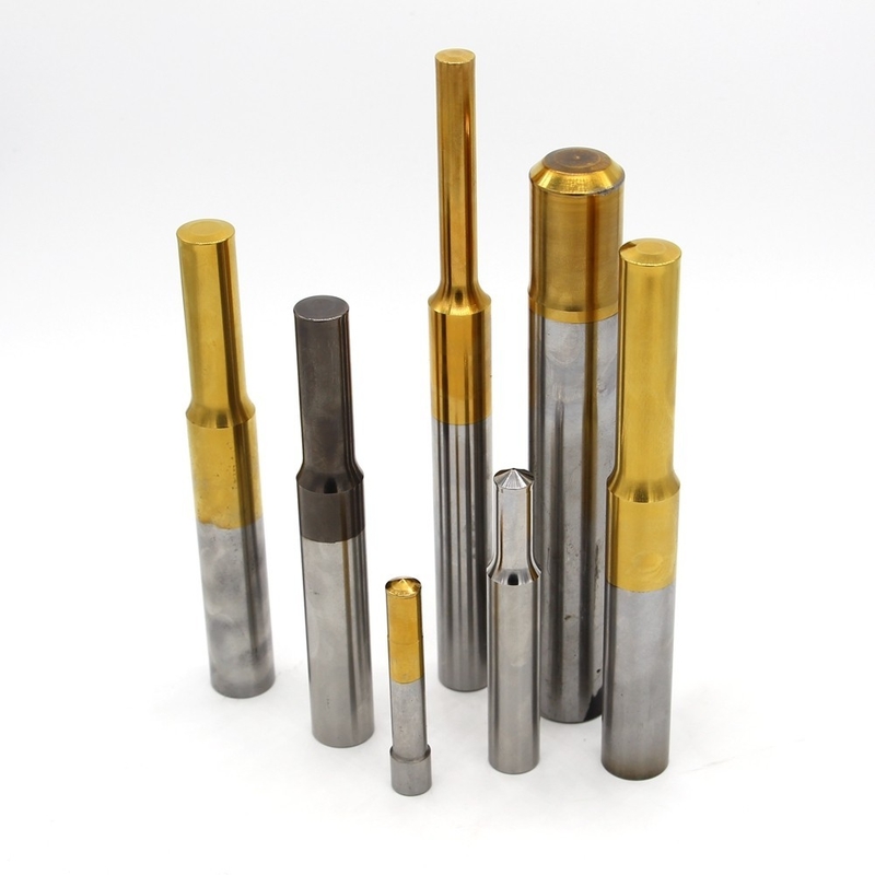 Pin de punção de aço de alta velocidade (HSS) - Design de precisão resistente a impactos usinado para estampação de carcaça de metal em telefones celulares