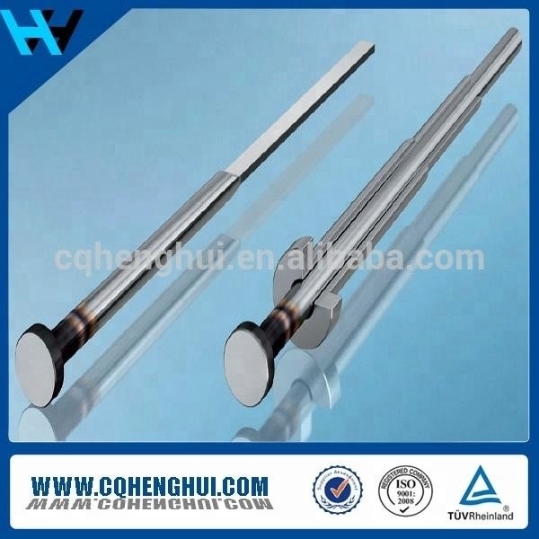 2025 Processo de encabeçamento a frio de novo design Pin de punção de revestimento de TiN com M42 e H59 HSS Punches Alta dureza vermelha Resistência ao desgaste