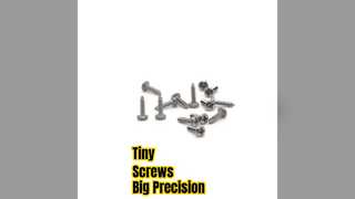 Microparafusos de precisão para eletrônicos